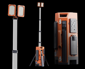 Przenośny maszt oświetleniowy najaśnica akumulatorowa oświetlenie oświetlenie obszarowe obszarowe wsparcia akumulatorowe przenosne 01